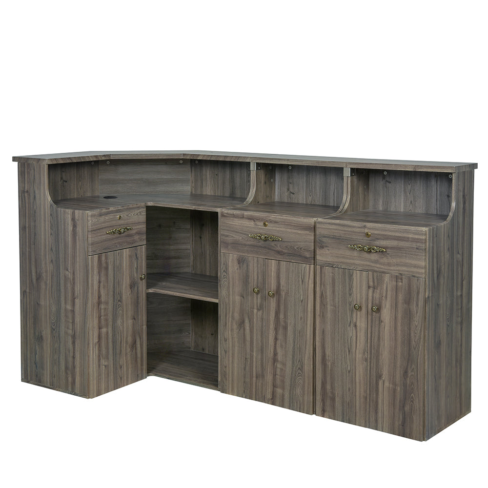DIR Valencia Combination - LED Standing Reception Desk