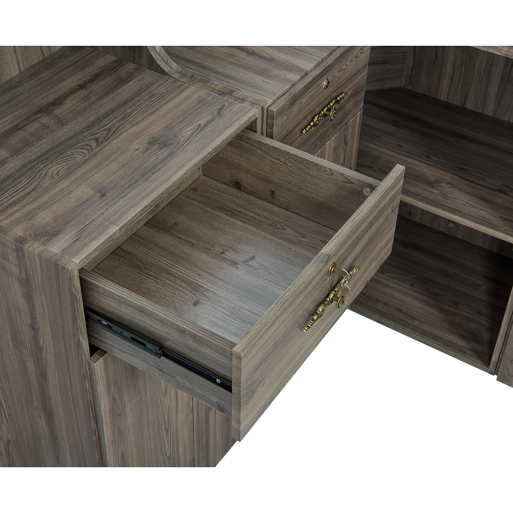 DIR Valencia Combination - LED Standing Reception Desk