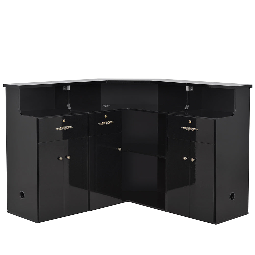 DIR Valencia Combination - LED Standing Reception Desk