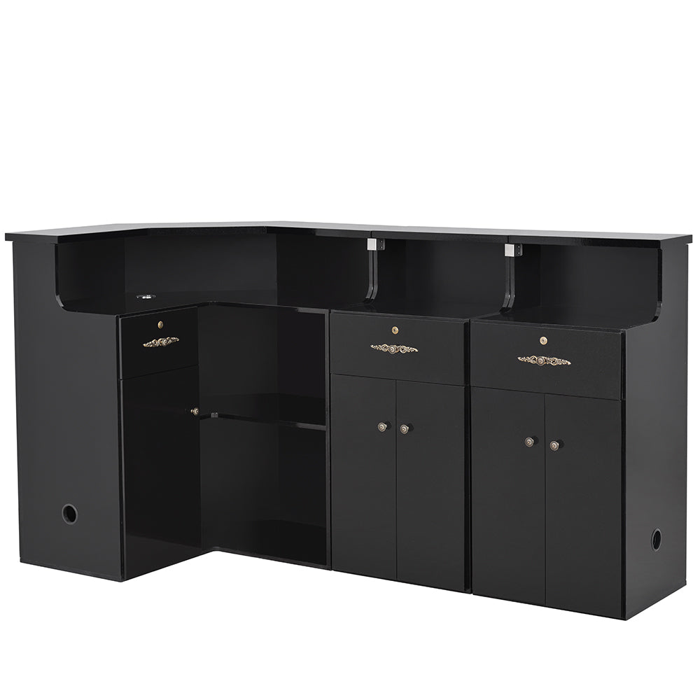 DIR Valencia Combination - LED Standing Reception Desk