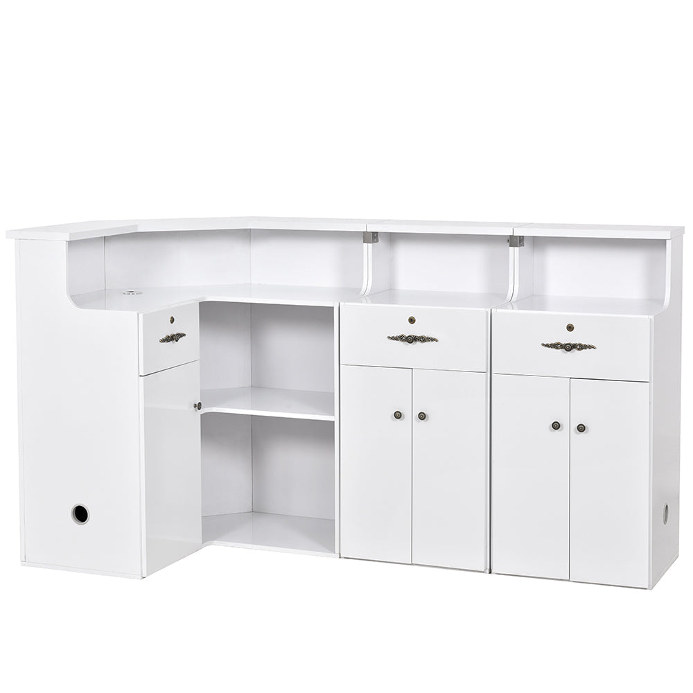 DIR Valencia Combination - LED Standing Reception Desk