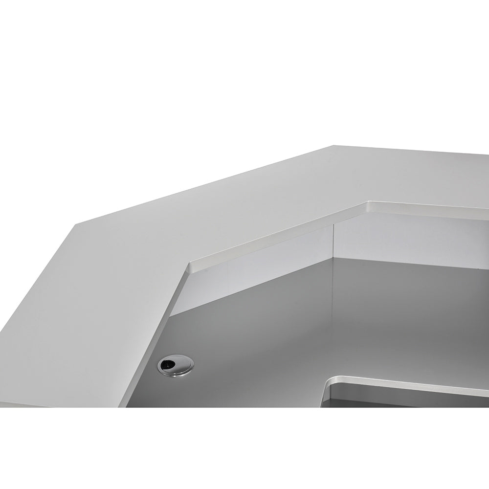 DIR Valencia Combination - LED Standing Reception Desk