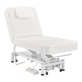 DIR WellRelax 2-Motors Therapy Treatment Table with Tilting Cradle Pillow - White