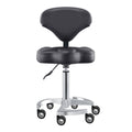DIR Zen Rolling Stool Chair - Black